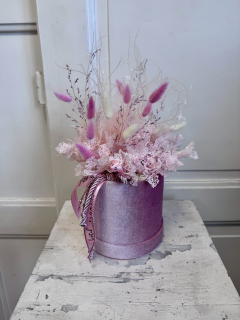 Sušený flower box „Pink Whisper“