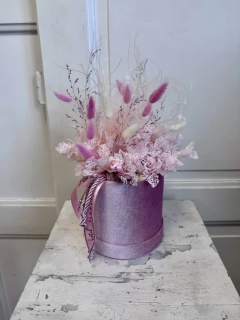 Sušený flower box „Pink Whisper“