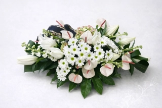 Smuteční vazba „Pure Elegance“